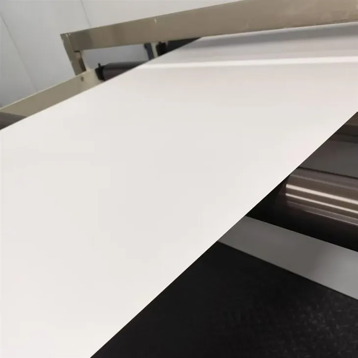 White Plastic PETG Card Core Sheet